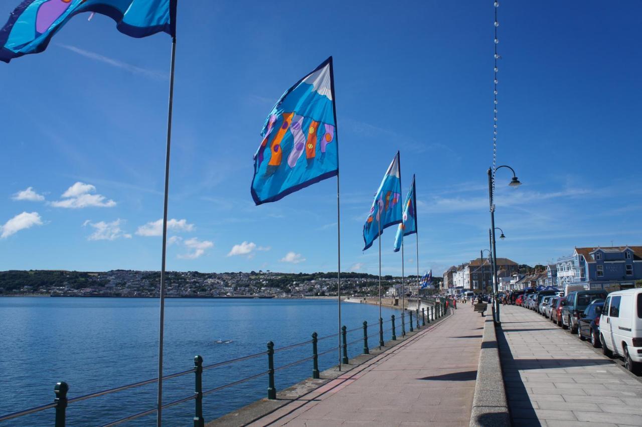 Modern 2 Bed Apt Centre Of Penzance, Lift Access Exterior foto